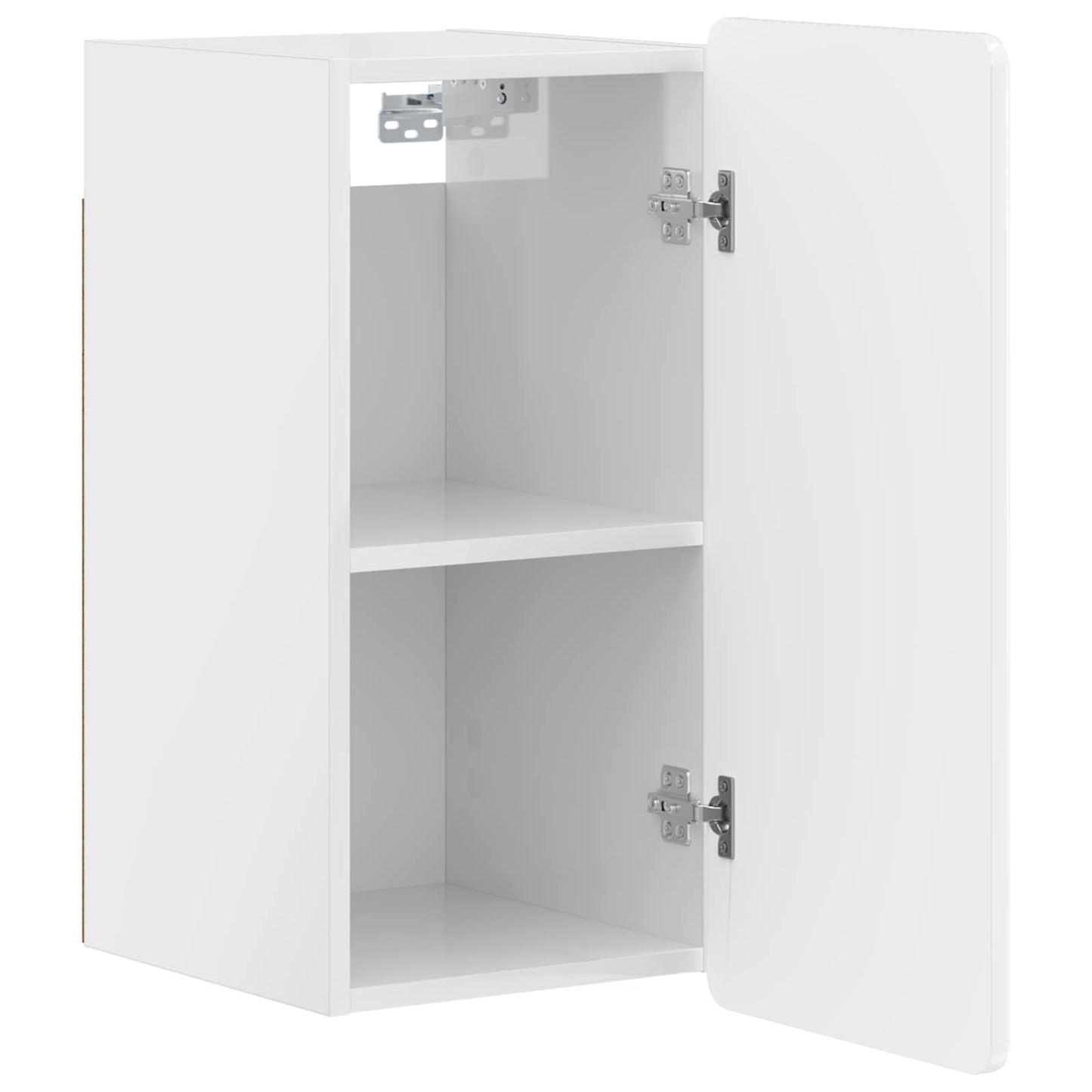 Bathroom Wall Cabinet ZWOLLE High Gloss White 30 x 31 x 63 cm