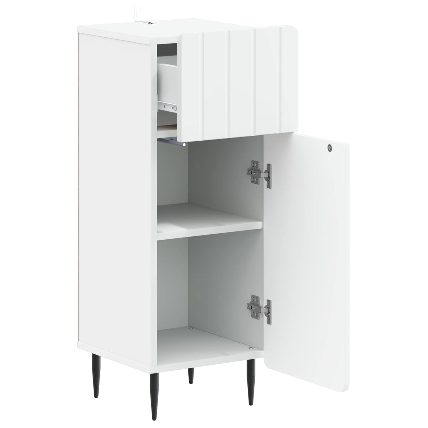 Bathroom Storage Cainet ZWOLLE White 30 x 31 x 79.5 cm