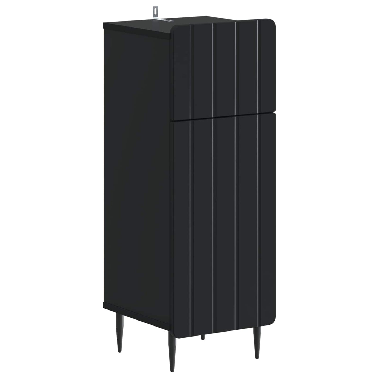 Bathroom Storage Cainet ZWOLLE Black 30 x 31 x 79.5 cm