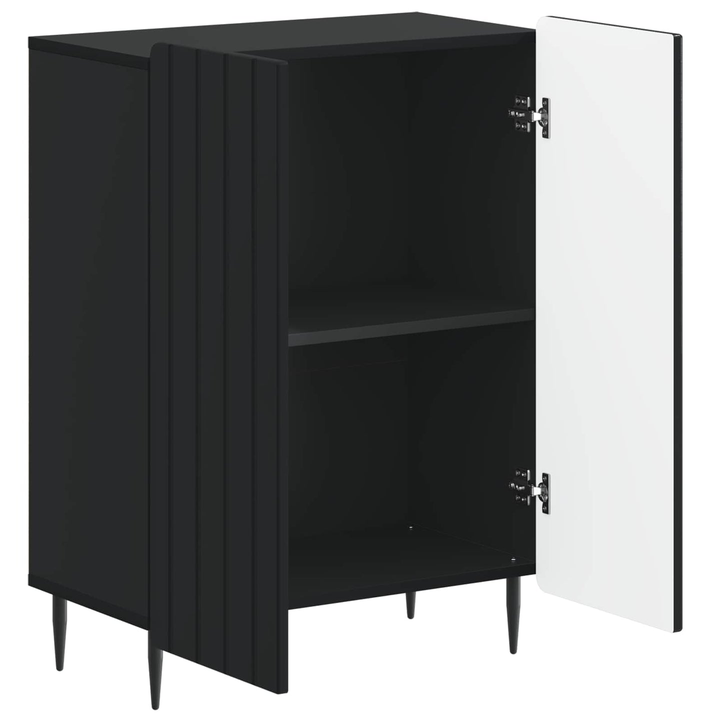 Bathroom Storage Cainet ZWOLLE Black 59.5 x 31 x 79.5 cm