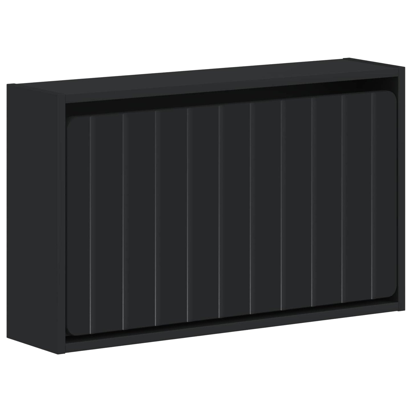 Wall-Mounted Shoe Cabinet ZWOLLE 71 x 17 x 43 cm Black
