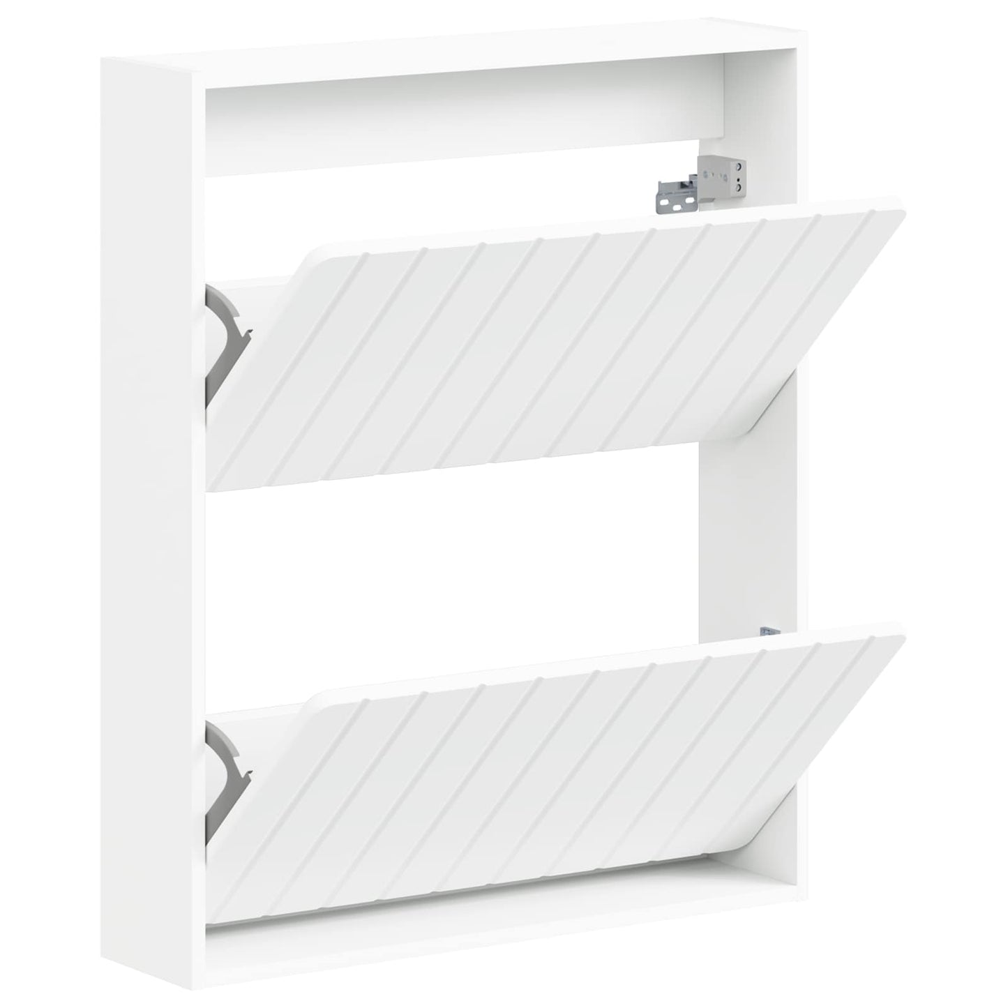 Wall-Mounted Shoe Cabinet ZWOLLE 71 x 17 x 86 cm White