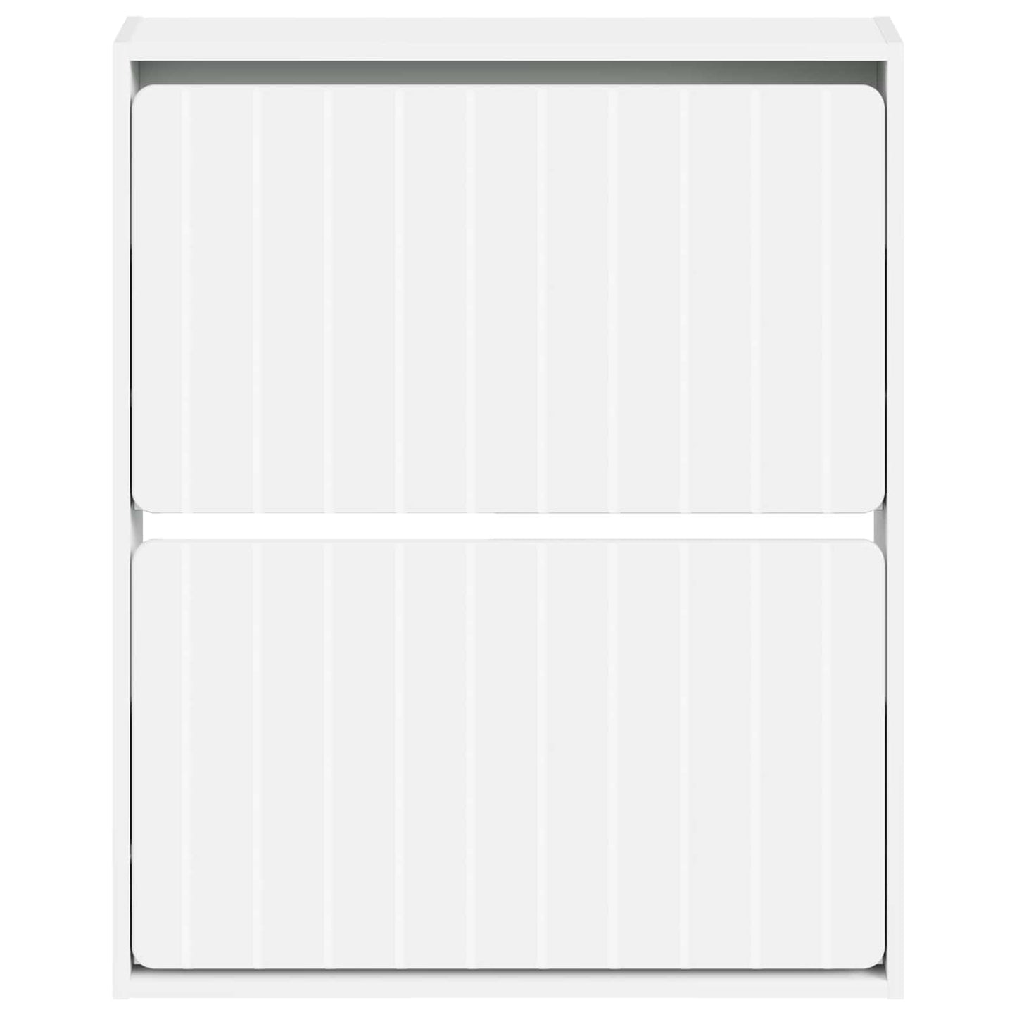 Wall-Mounted Shoe Cabinet ZWOLLE 71 x 17 x 86 cm White
