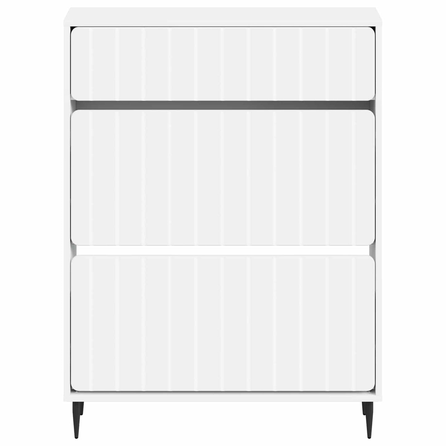 Shoe Cabinet ZWOLLE 78 x 24 x 103 cm Engineered Wood White
