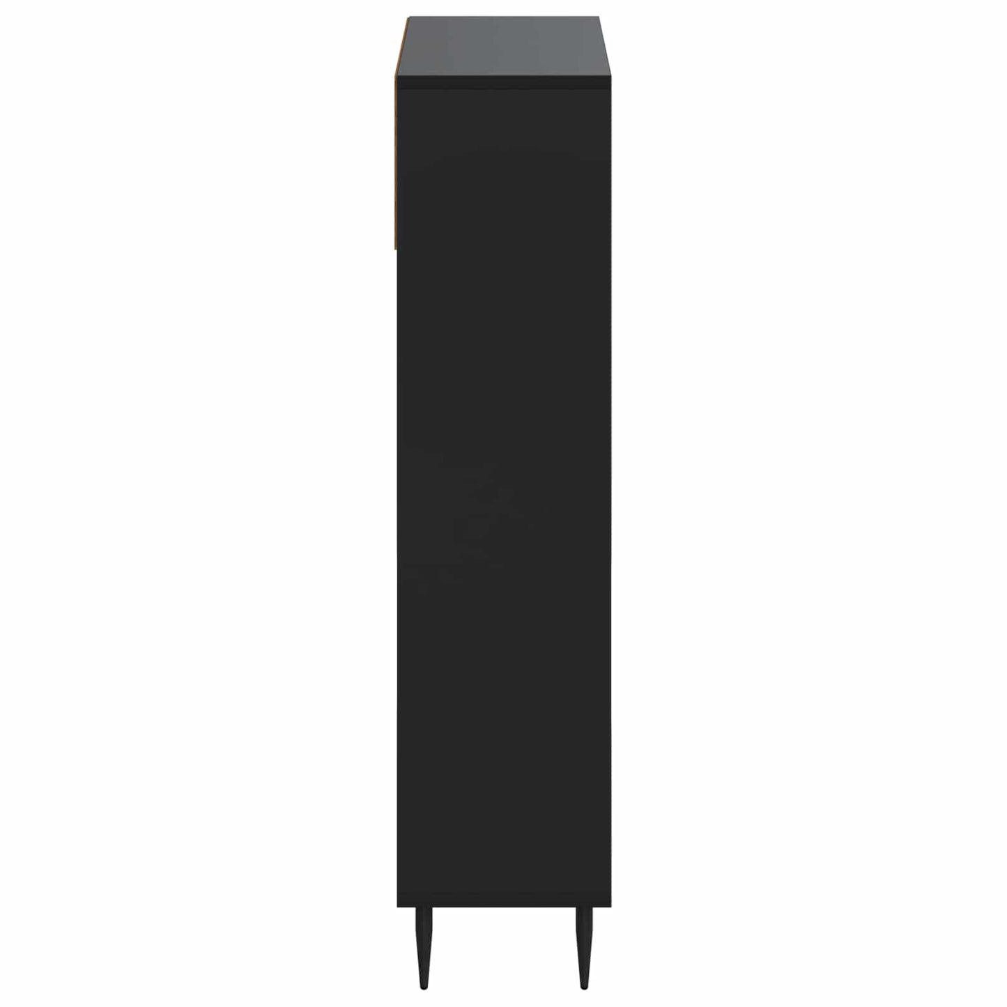 Shoe Cabinet ZWOLLE 78 x 24 x 103 cm Engineered Wood Black