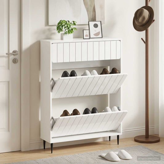 Shoe Cabinet ZWOLLE 78 x 24 x 103 cm Engineered Wood