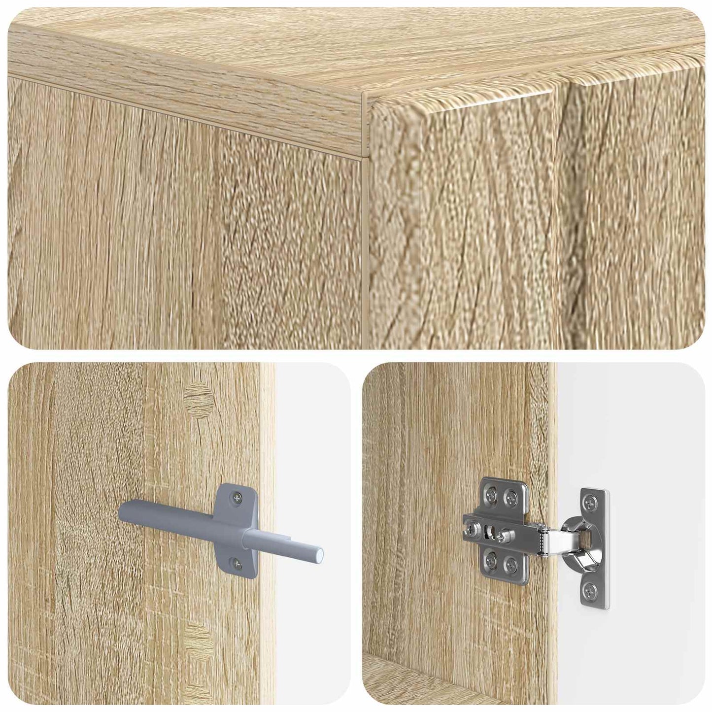 TV Cabinet Sonoma Oak Engineered Wood