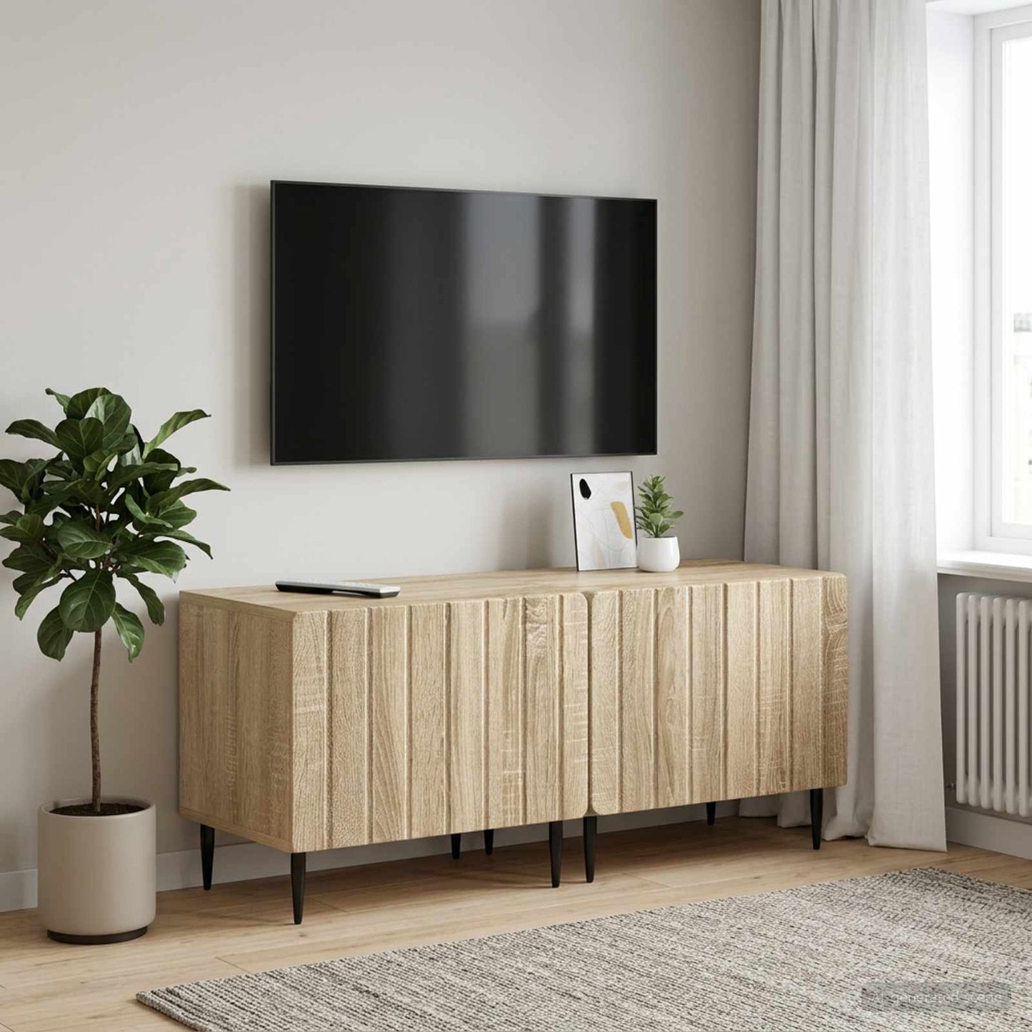TV Cabinet Sonoma Oak Engineered Wood