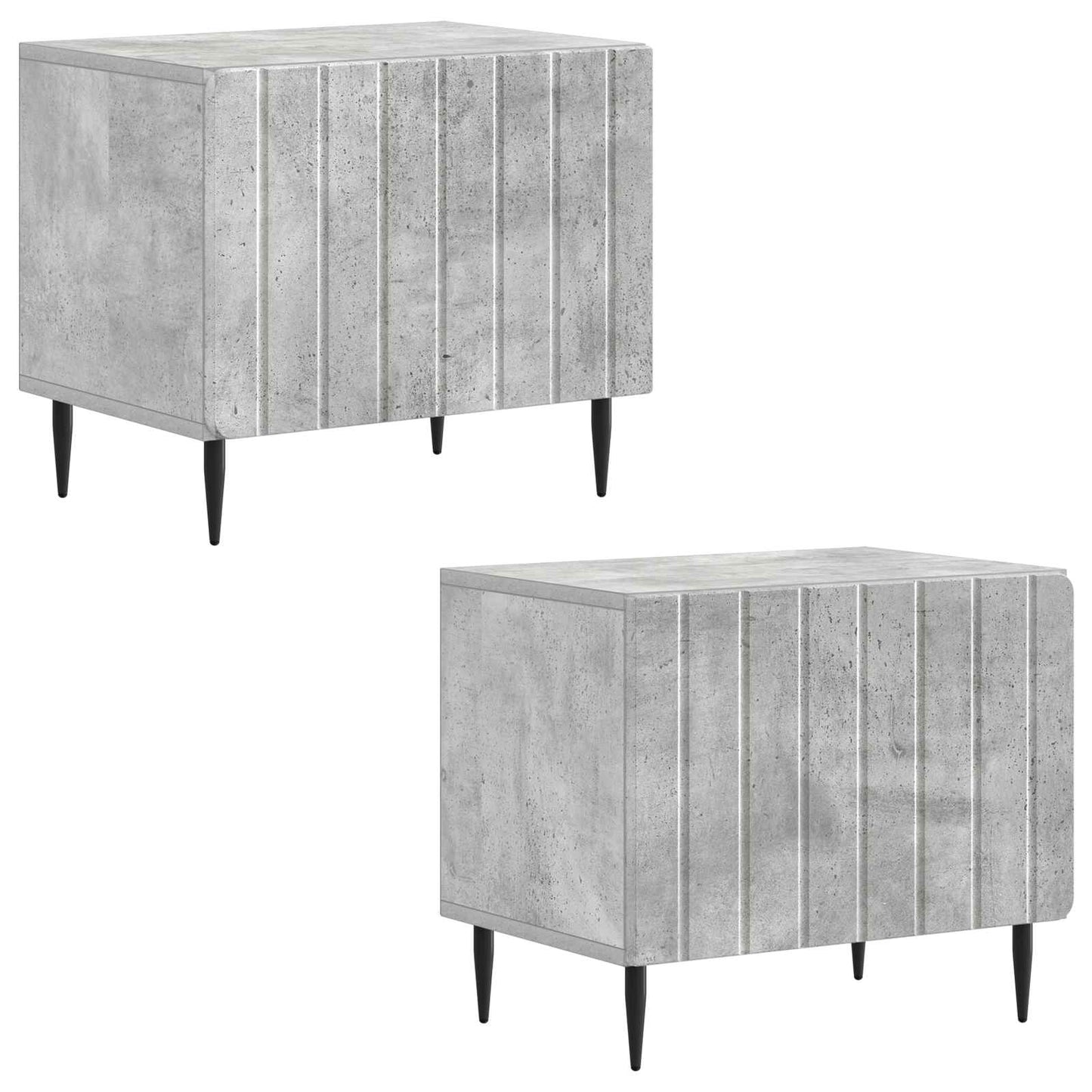 TV Cabinet Concrete Grey Engineered Wood