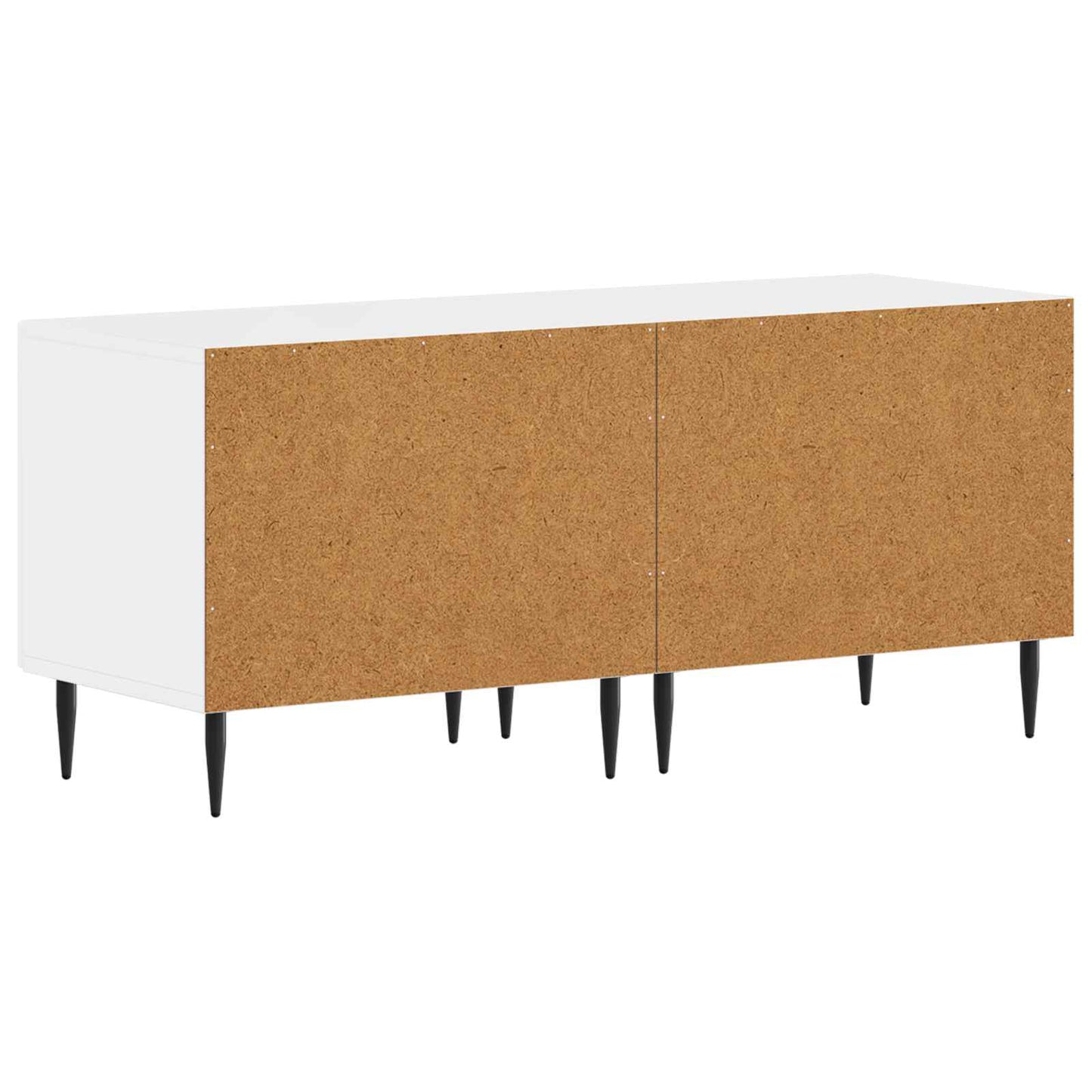 TV Cabinet High Gloss White Engineered Wood