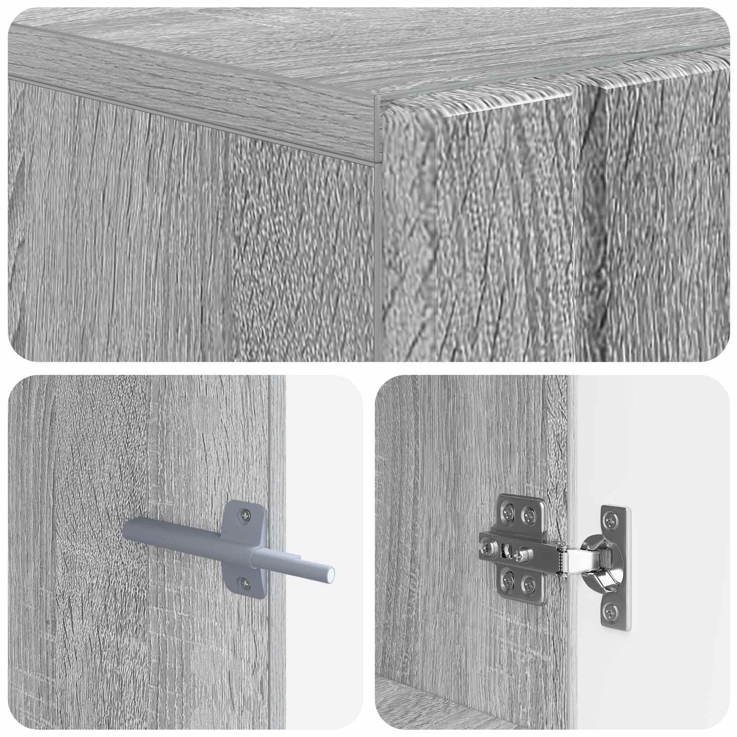 TV Cabinet Grey Sonoma Engineered Wood