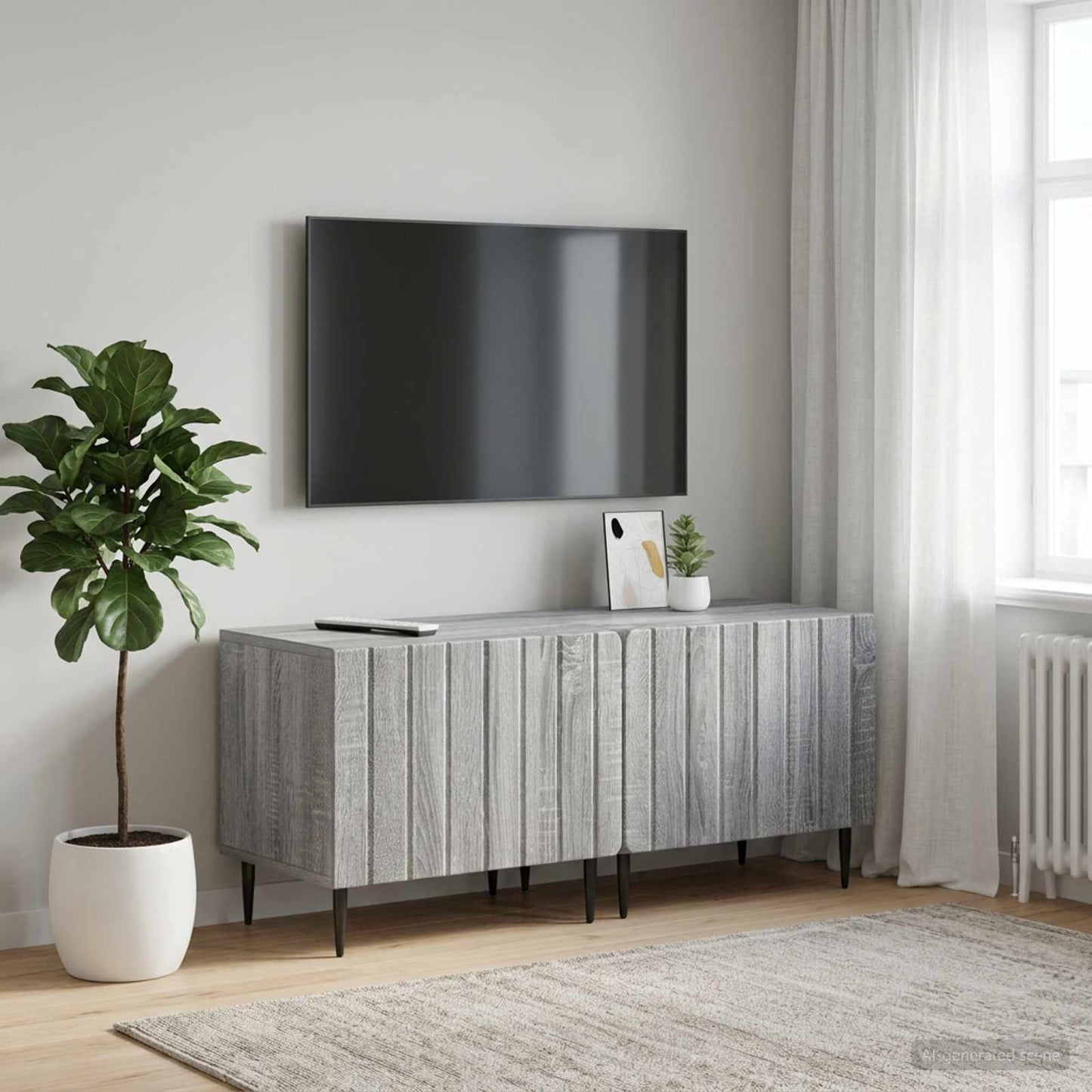 TV Cabinet Grey Sonoma Engineered Wood