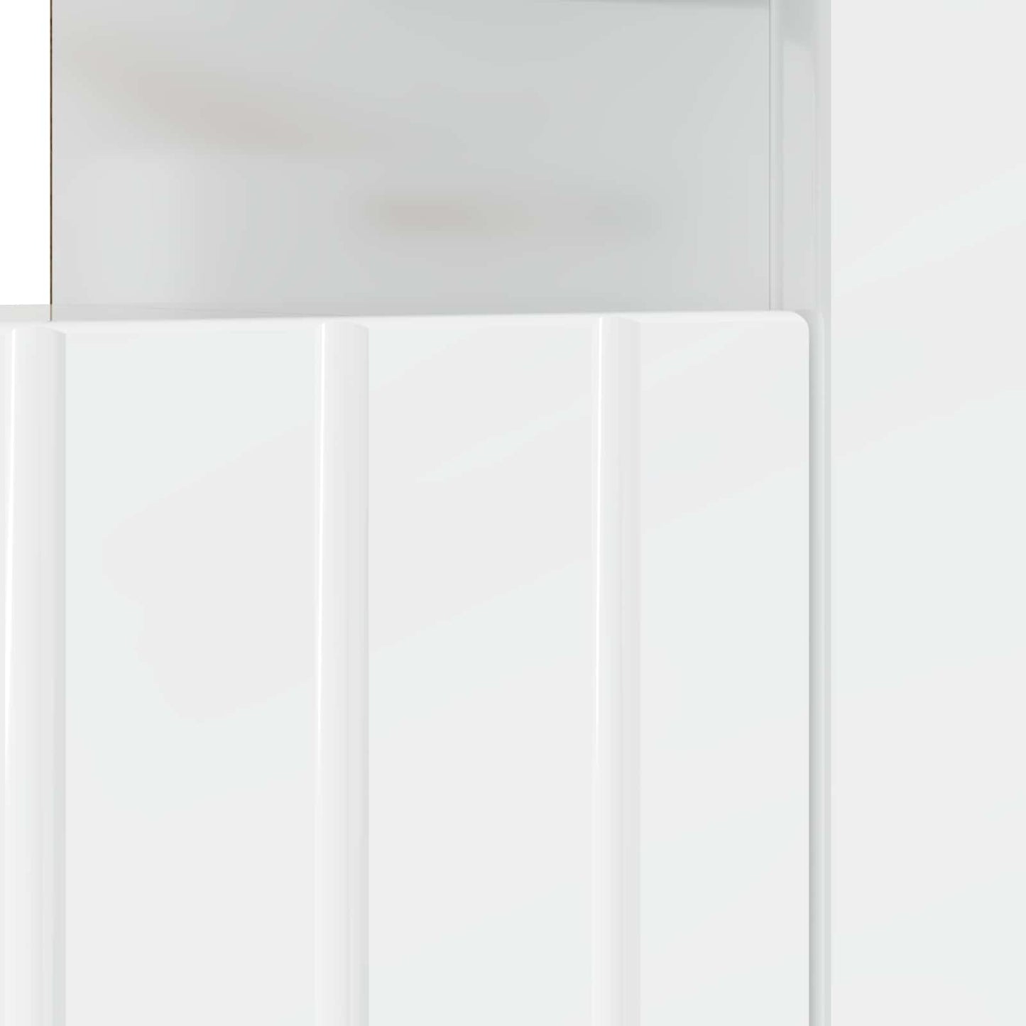 LED TV Cabinet High Gloss White Engineered Wood