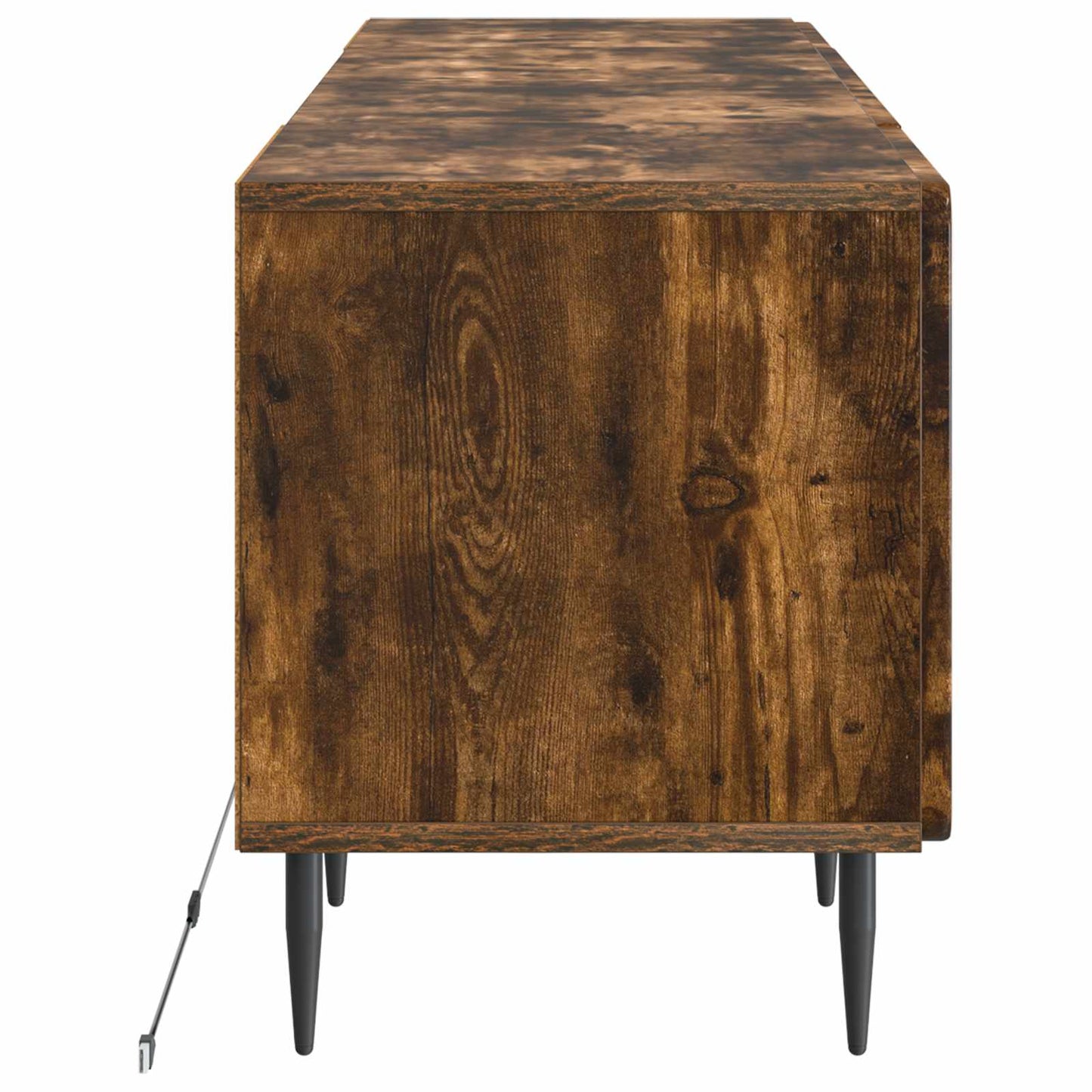 LED TV Cabinet Smoked Oak Engineered Wood