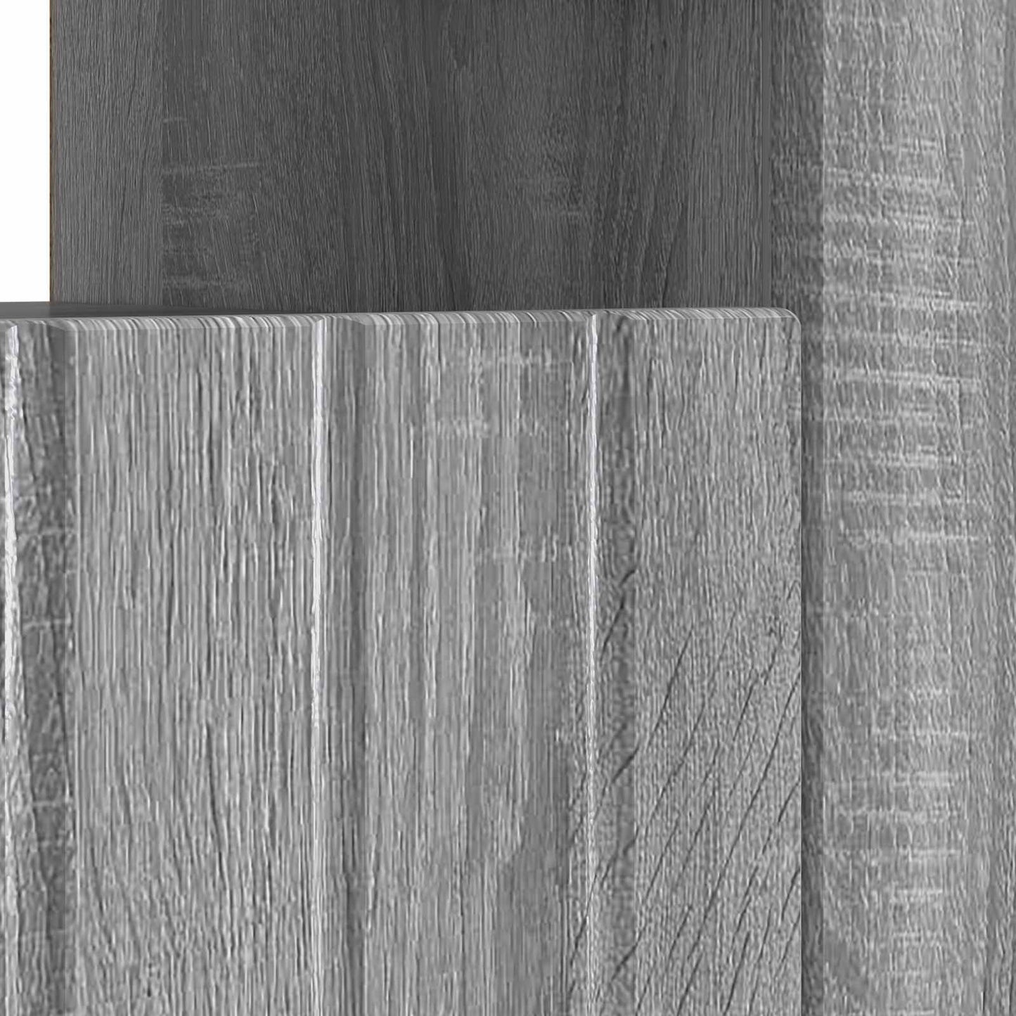 LED TV Cabinet Grey Sonoma Engineered Wood