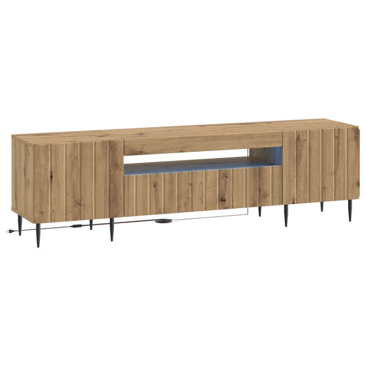 LED TV Cabinet Artisan Oak Engineered Wood