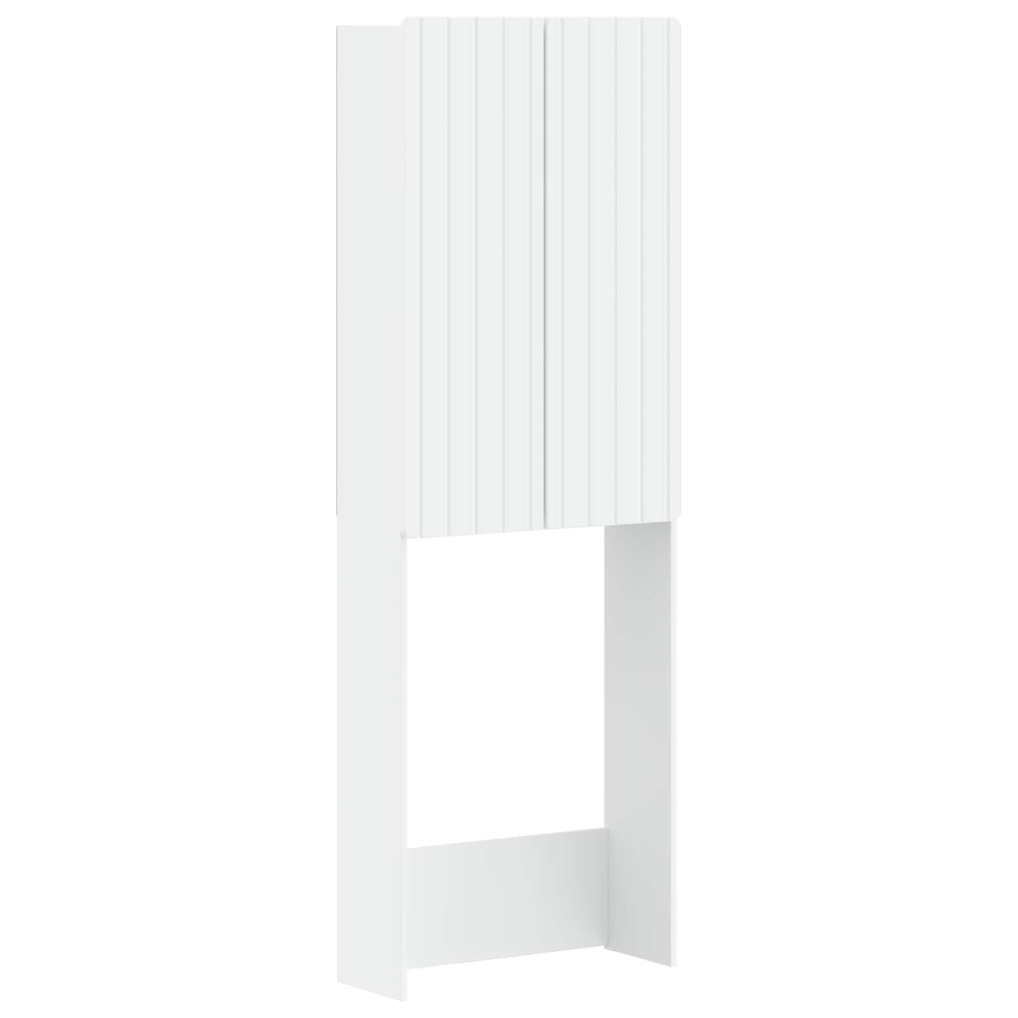 Toilet Cabinet ZWOLLE White 66 x 25.5 x 190 cm Engineered Wood