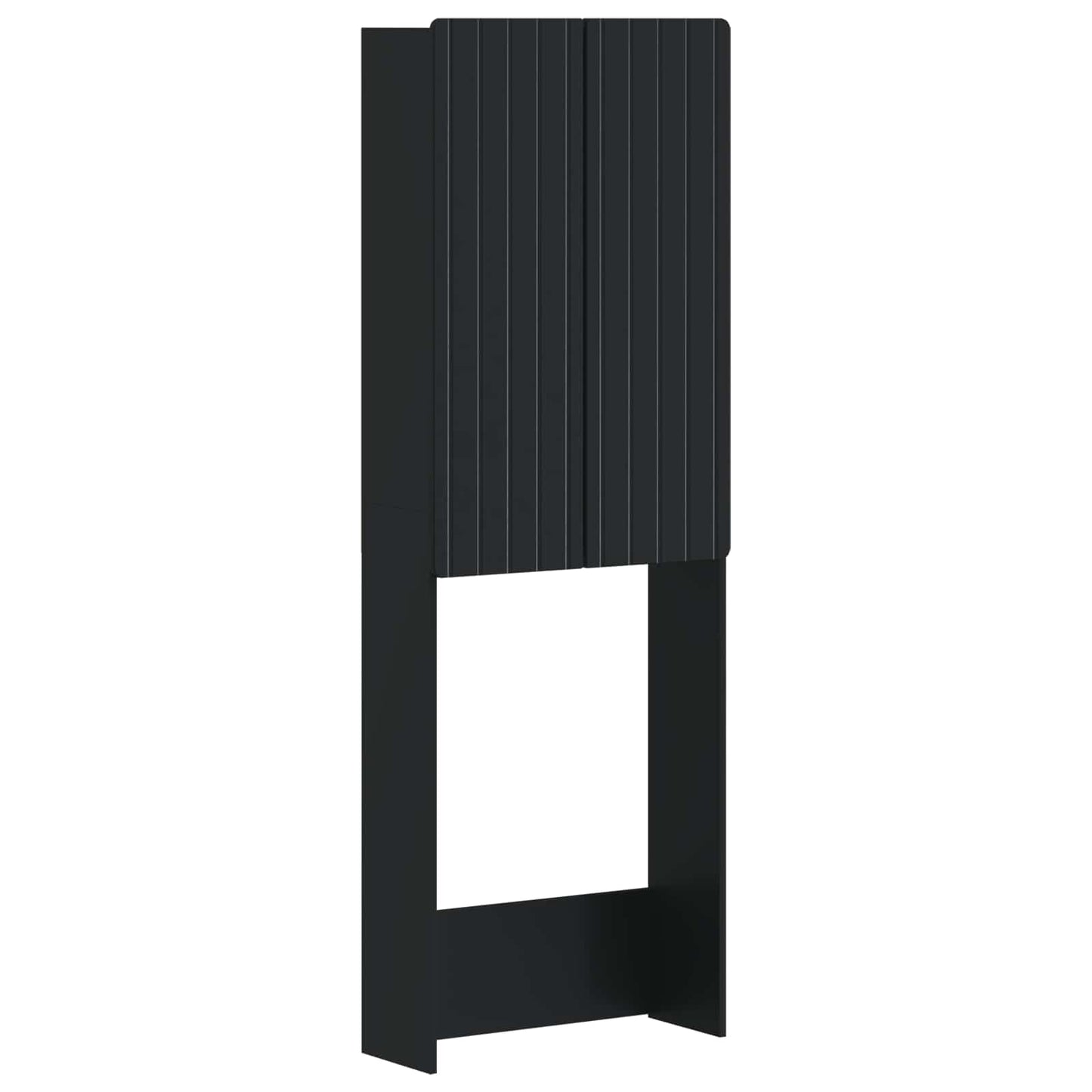 Toilet Cabinet ZWOLLE Black 66 x 25.5 x 190 cm Engineered Wood