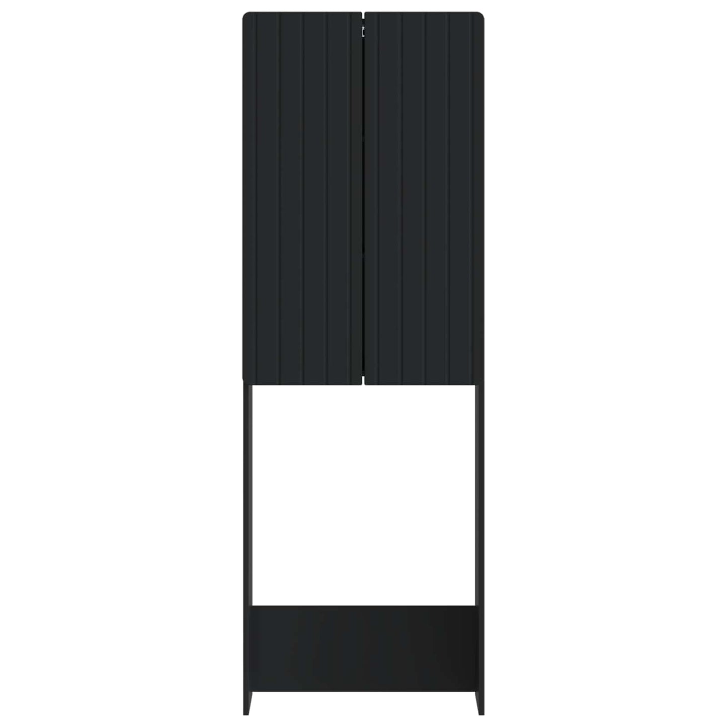 Toilet Cabinet ZWOLLE Black 66 x 25.5 x 190 cm Engineered Wood