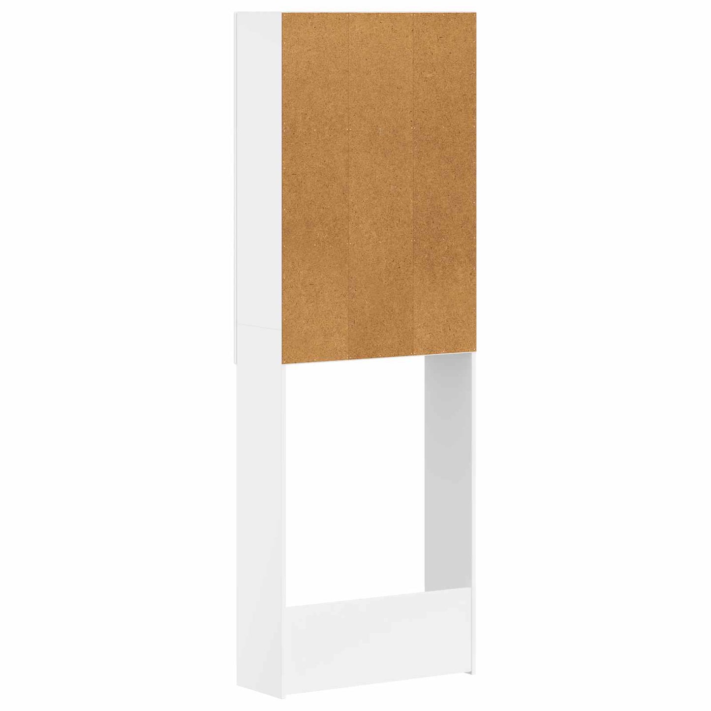 Toilet Cabinet ZWOLLE High Gloss White 66 x 25.5 x 190 cm