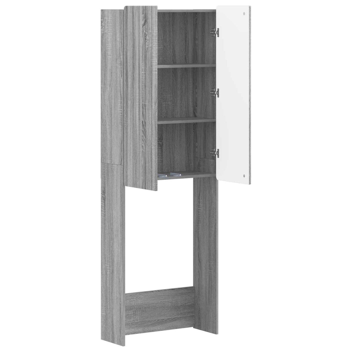 Toilet Cabinet ZWOLLE Grey Sonoma 66 x 25.5 x 190 cm