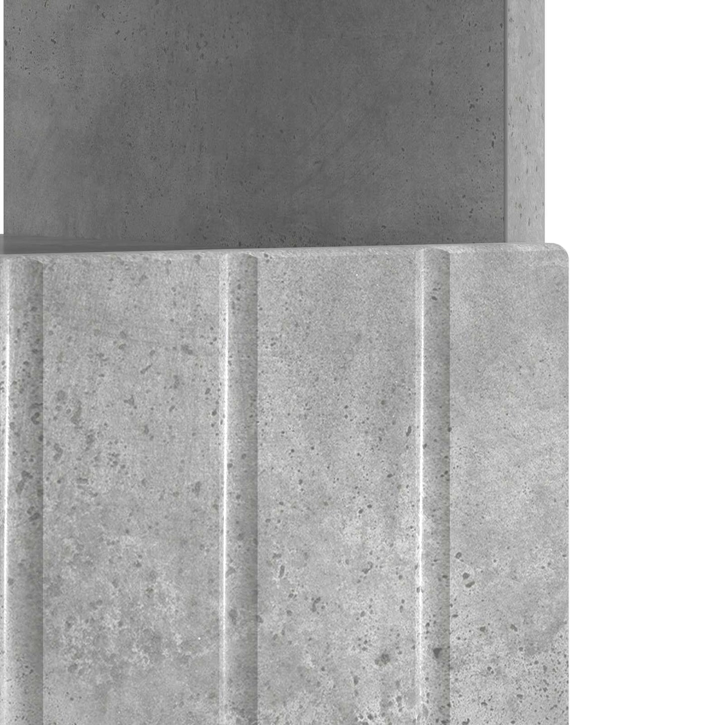 LED TV Cabinet Concrete Grey Engineered Wood