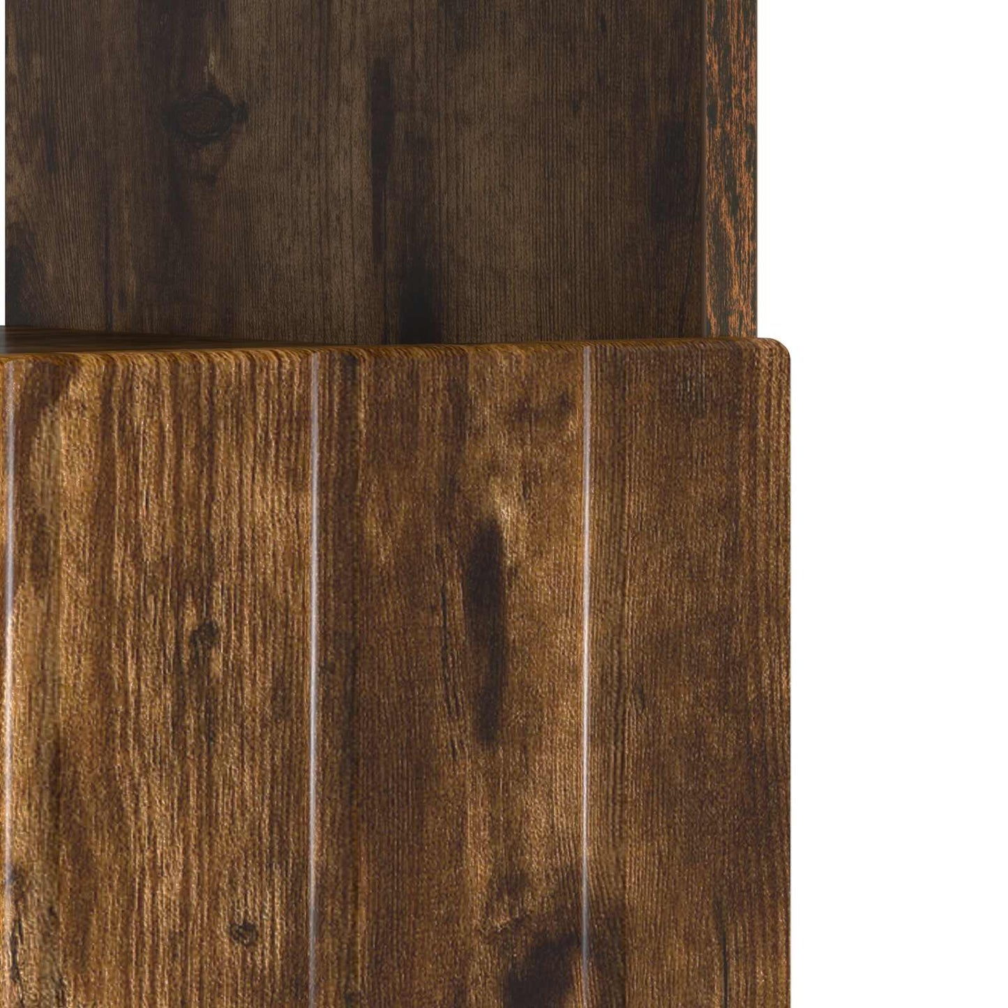 LED TV Cabinet Smoked Oak Engineered Wood