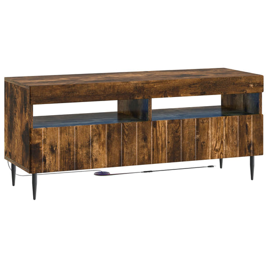 LED TV Cabinet Smoked Oak Engineered Wood