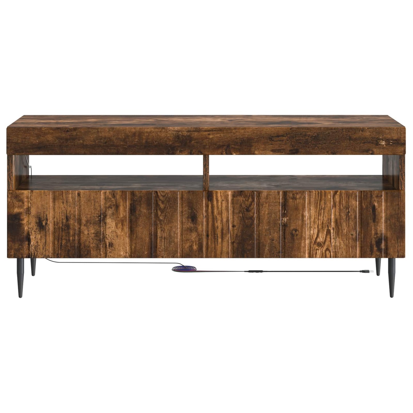 LED TV Cabinet Smoked Oak Engineered Wood