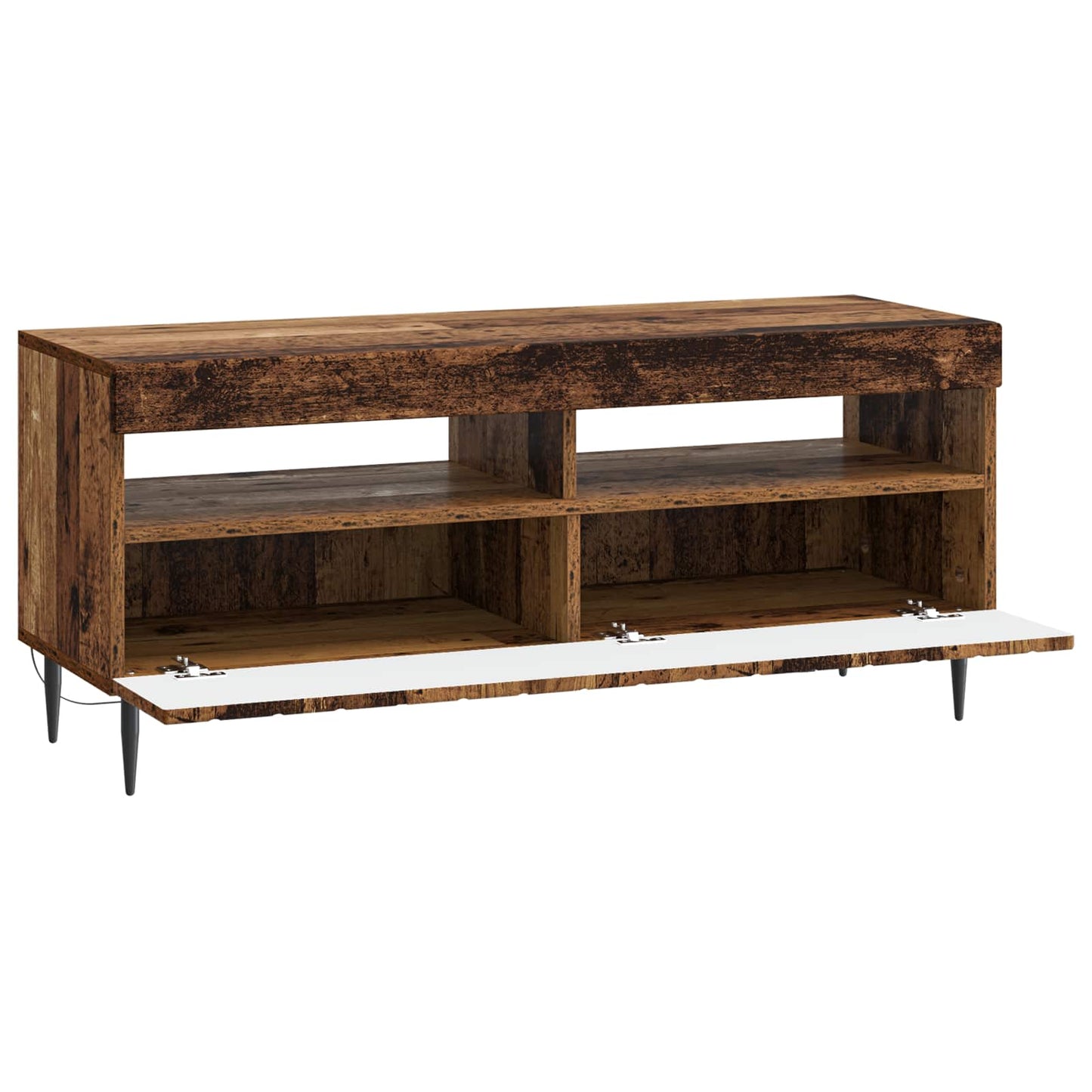 LED TV Cabinet Old Wood Engineered Wood