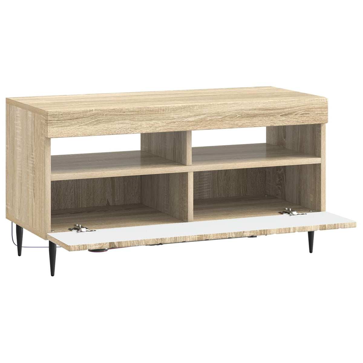 LED TV Cabinet ZWOLLE 81 x 35 x 43 cm Sonoma Oak