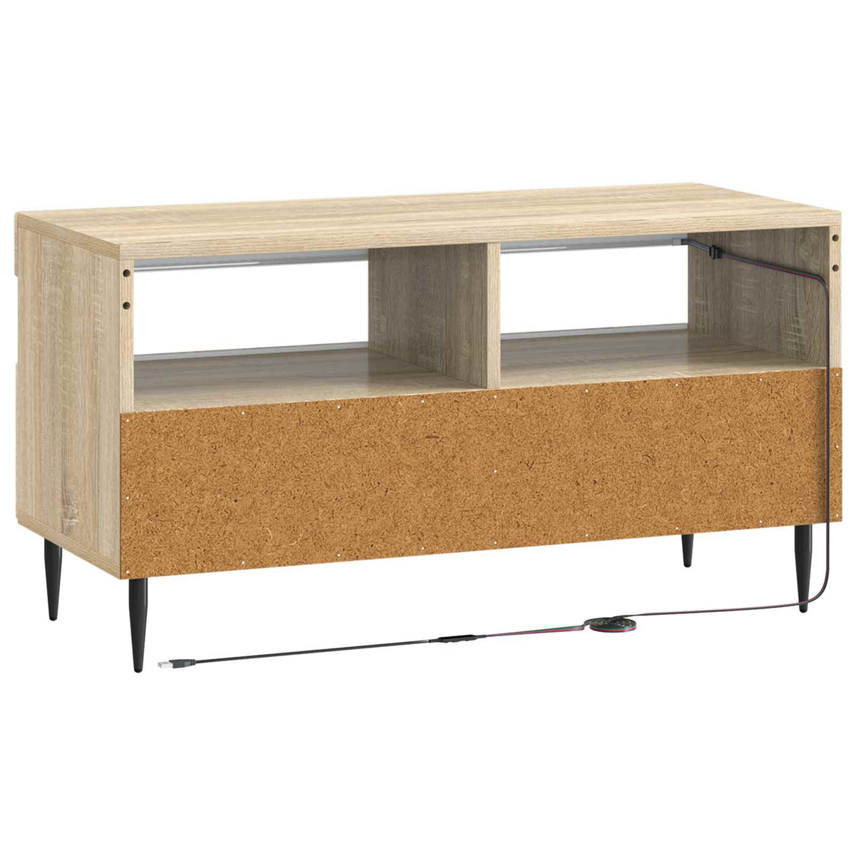 LED TV Cabinet ZWOLLE 81 x 35 x 43 cm Sonoma Oak