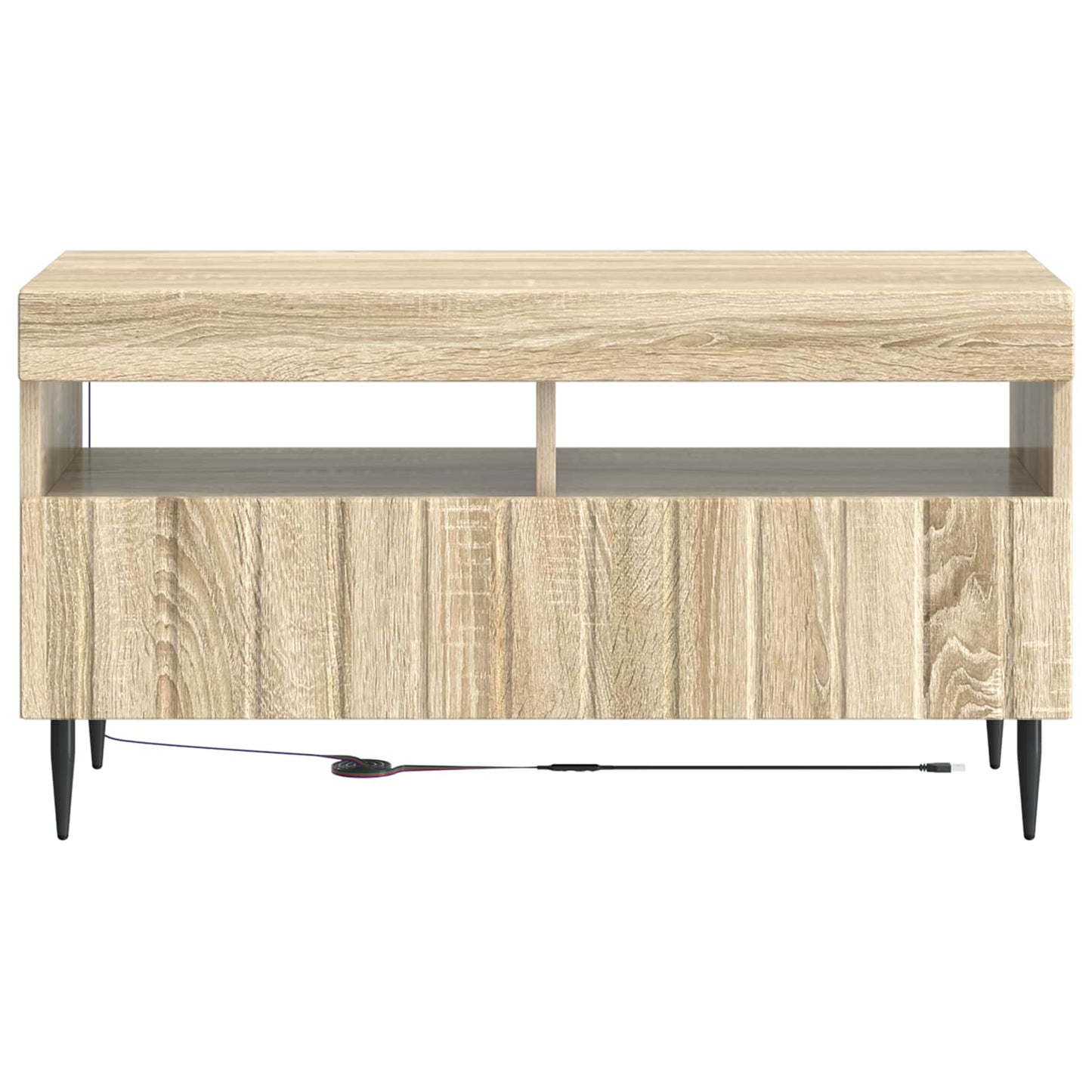 LED TV Cabinet Sonoma Oak Engineered Wood