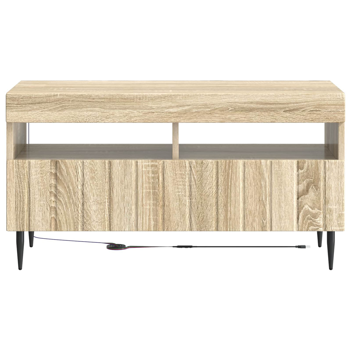 LED TV Cabinet ZWOLLE 81 x 35 x 43 cm Sonoma Oak