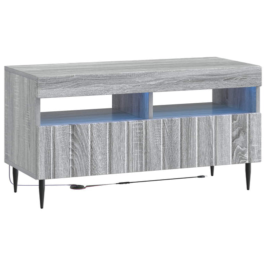 LED TV Cabinet Grey Sonoma Engineered Wood