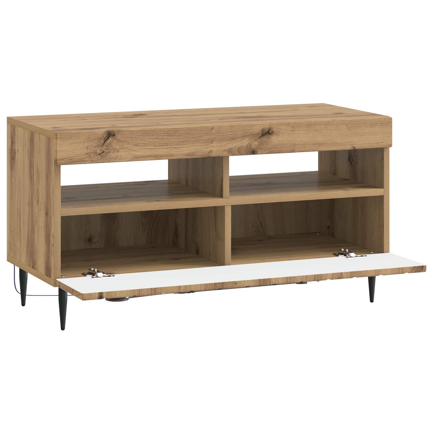 LED TV Cabinet Artisan Oak Engineered Wood