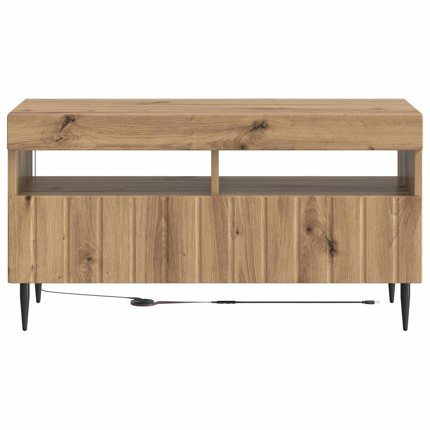LED TV Cabinet Artisan Oak Engineered Wood