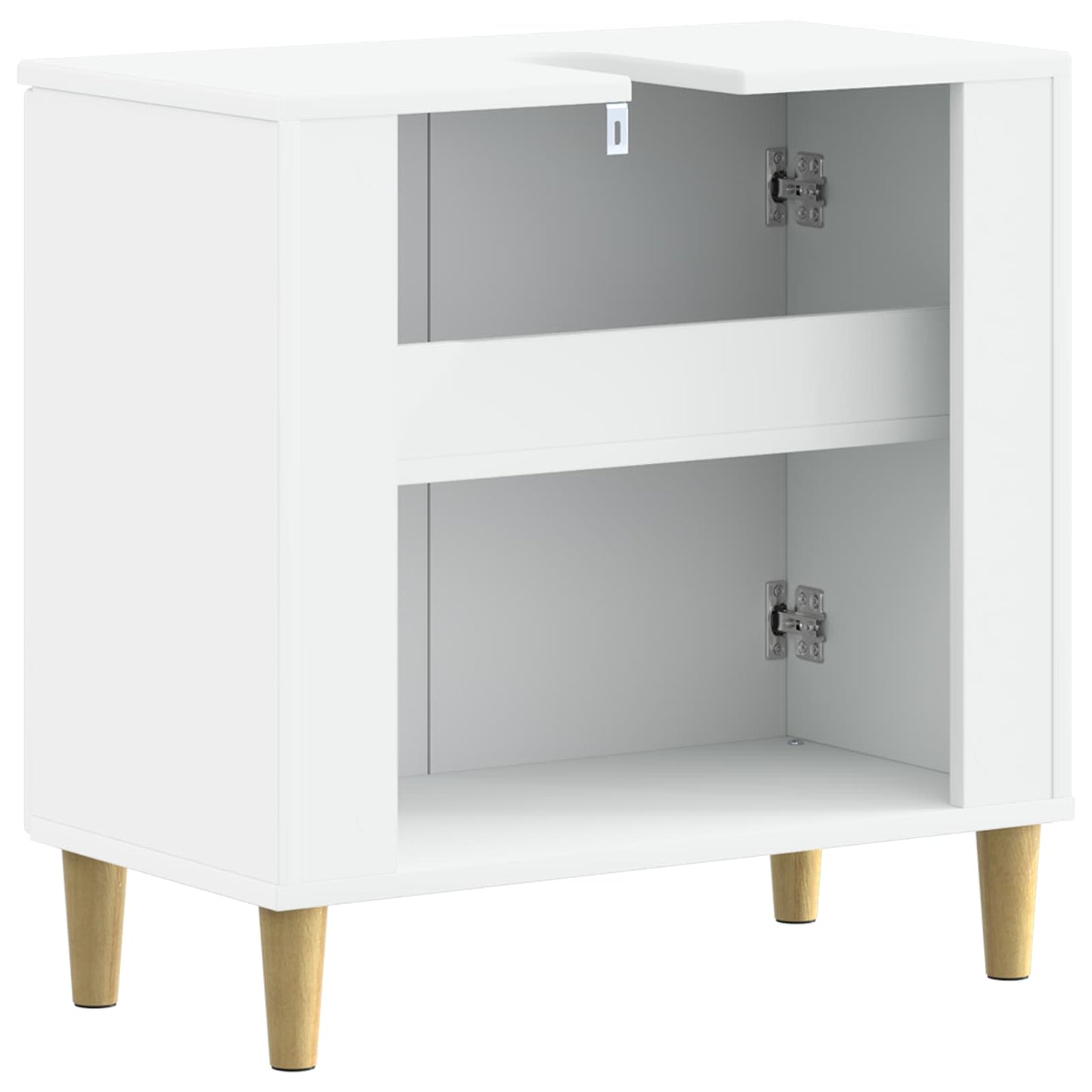 Bathroom Sink Cabinet ARNHEM White 59.5 x 31.5x 59 cm