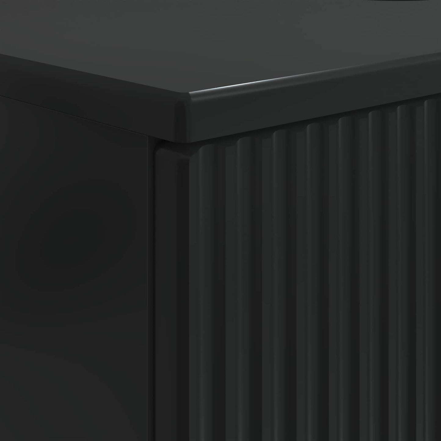 Bathroom Sink Cabinet ARNHEM Black 59.5 x 31.5x 59 cm