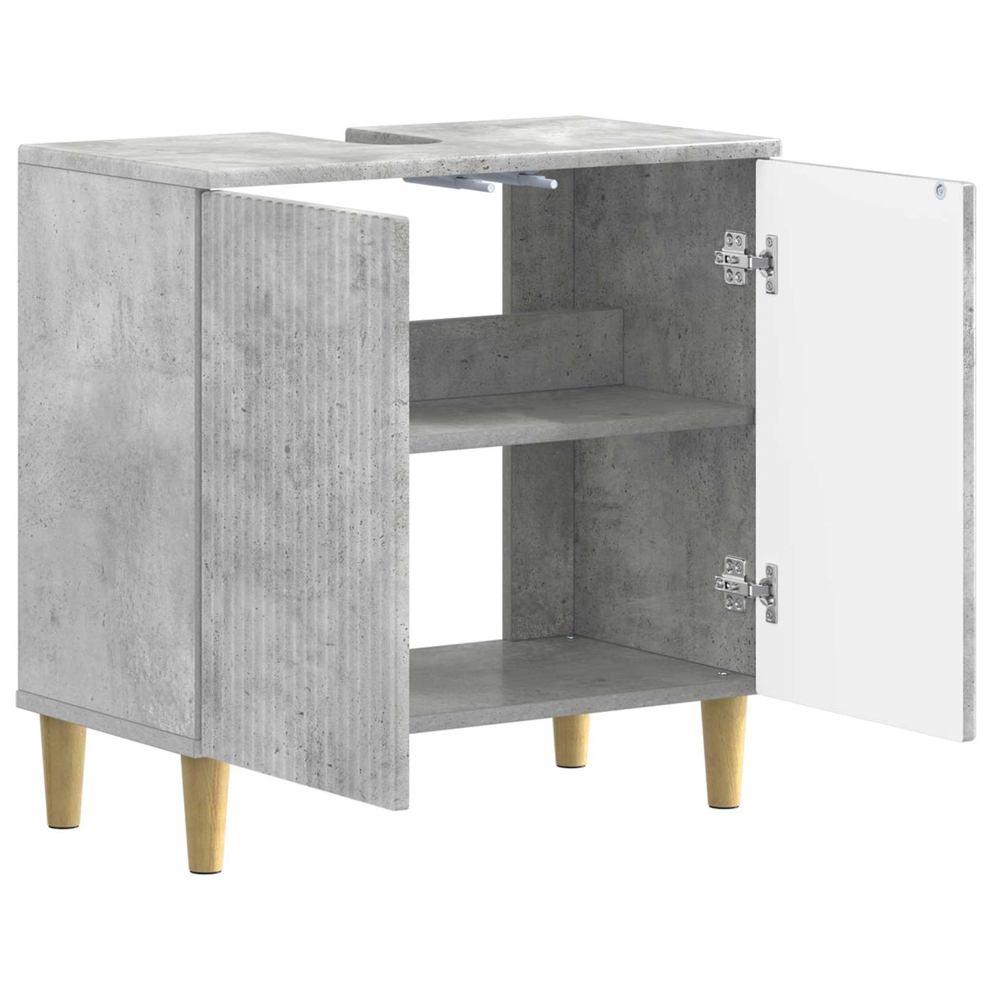 Bathroom Sink Cabinet ARNHEM Concrete Grey 59.5 x 31.5x 59 cm