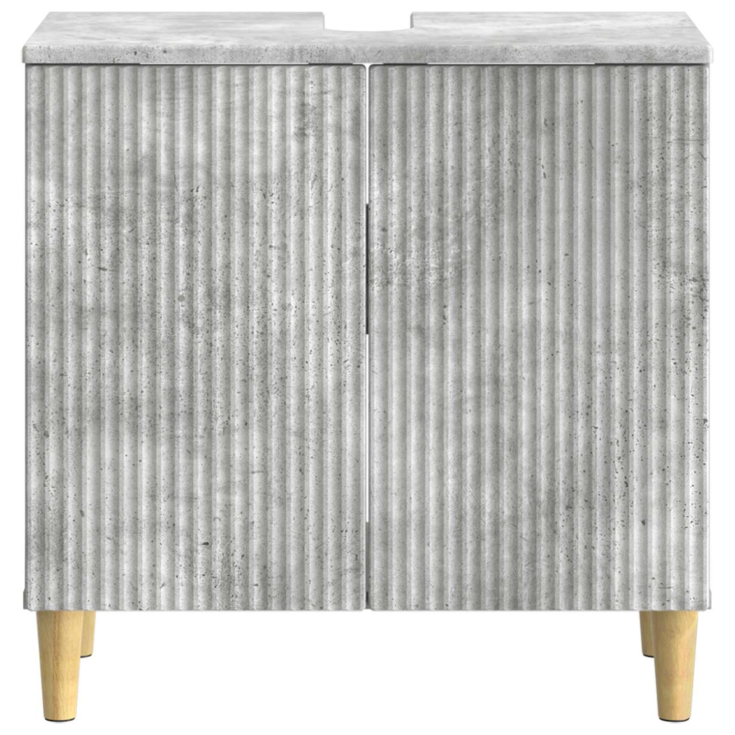Bathroom Sink Cabinet ARNHEM Concrete Grey 59.5 x 31.5x 59 cm