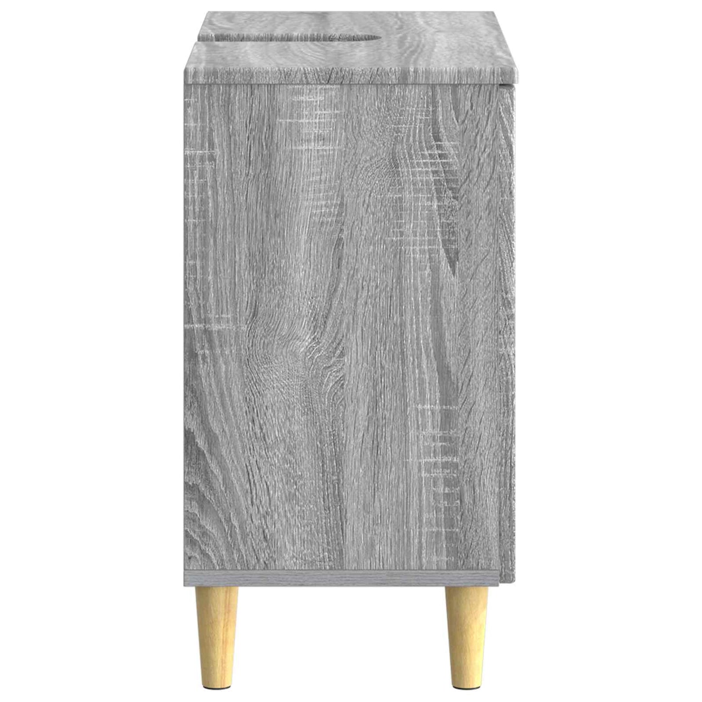 Bathroom Sink Cabinet ARNHEM Grey Sonoma 59.5 x 31.5x 59 cm
