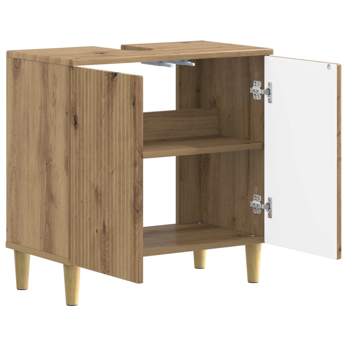 Bathroom Sink Cabinet ARNHEM Artisan Oak 59.5 x 31.5x 59 cm