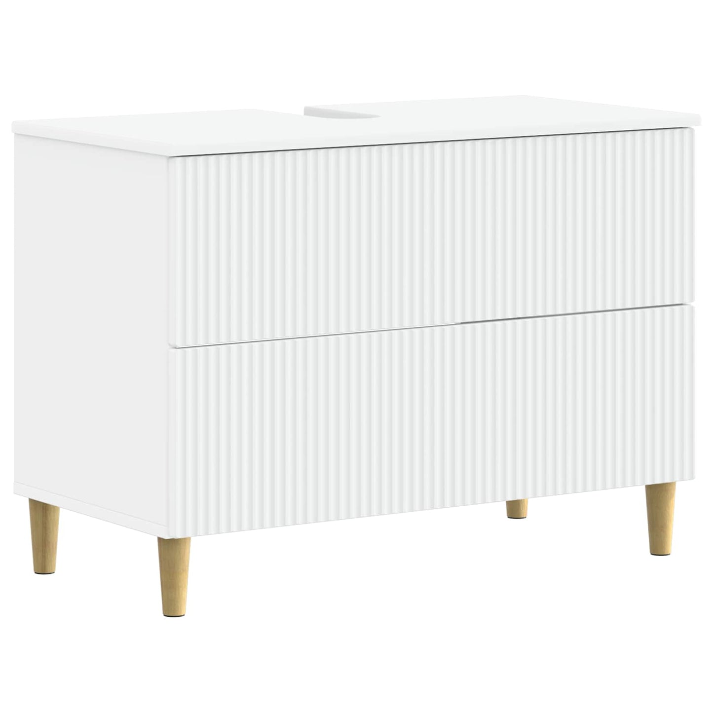 Bathroom Sink Cabinet ARNHEM White 82 x 41x 59 cm