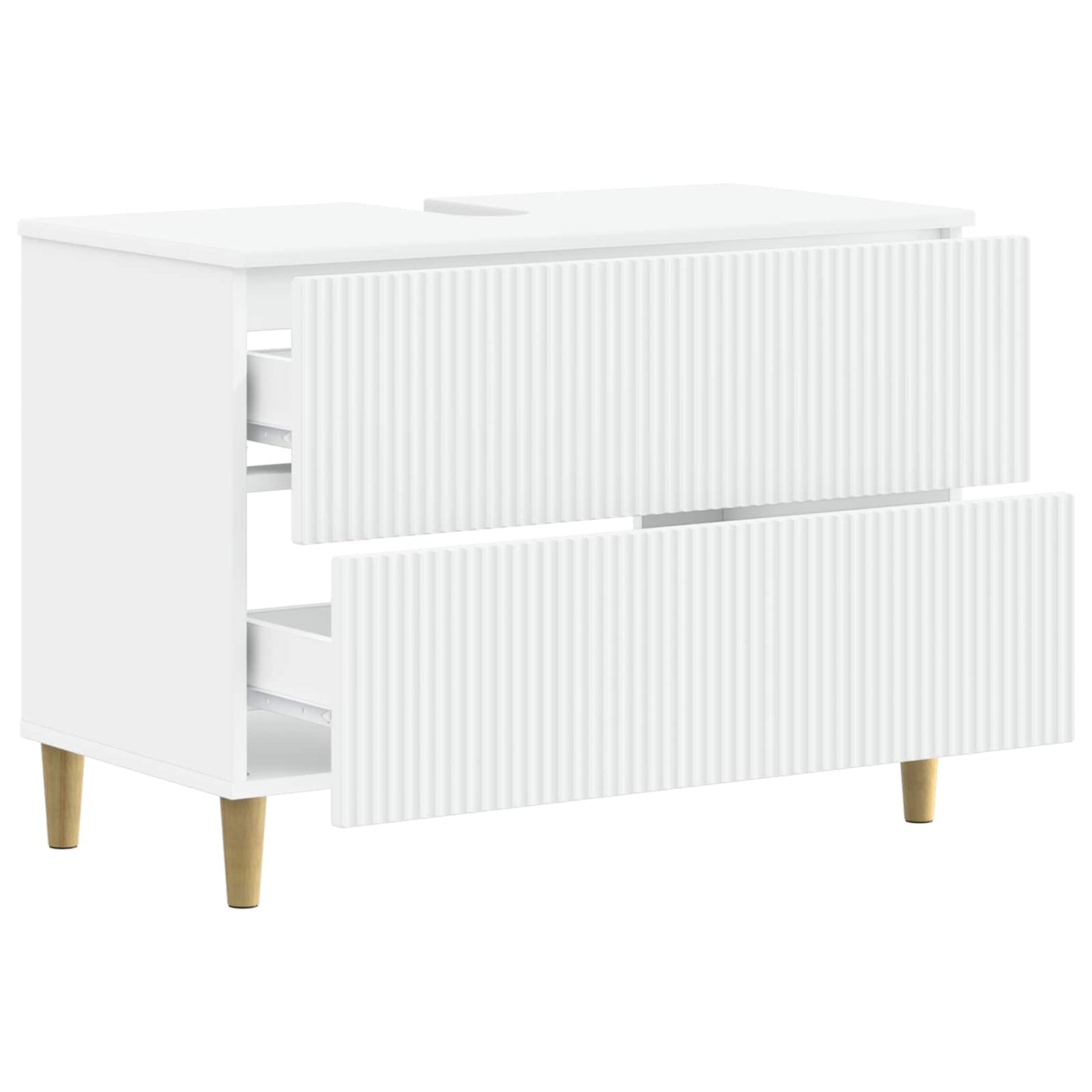 Bathroom Sink Cabinet ARNHEM White 82 x 41x 59 cm