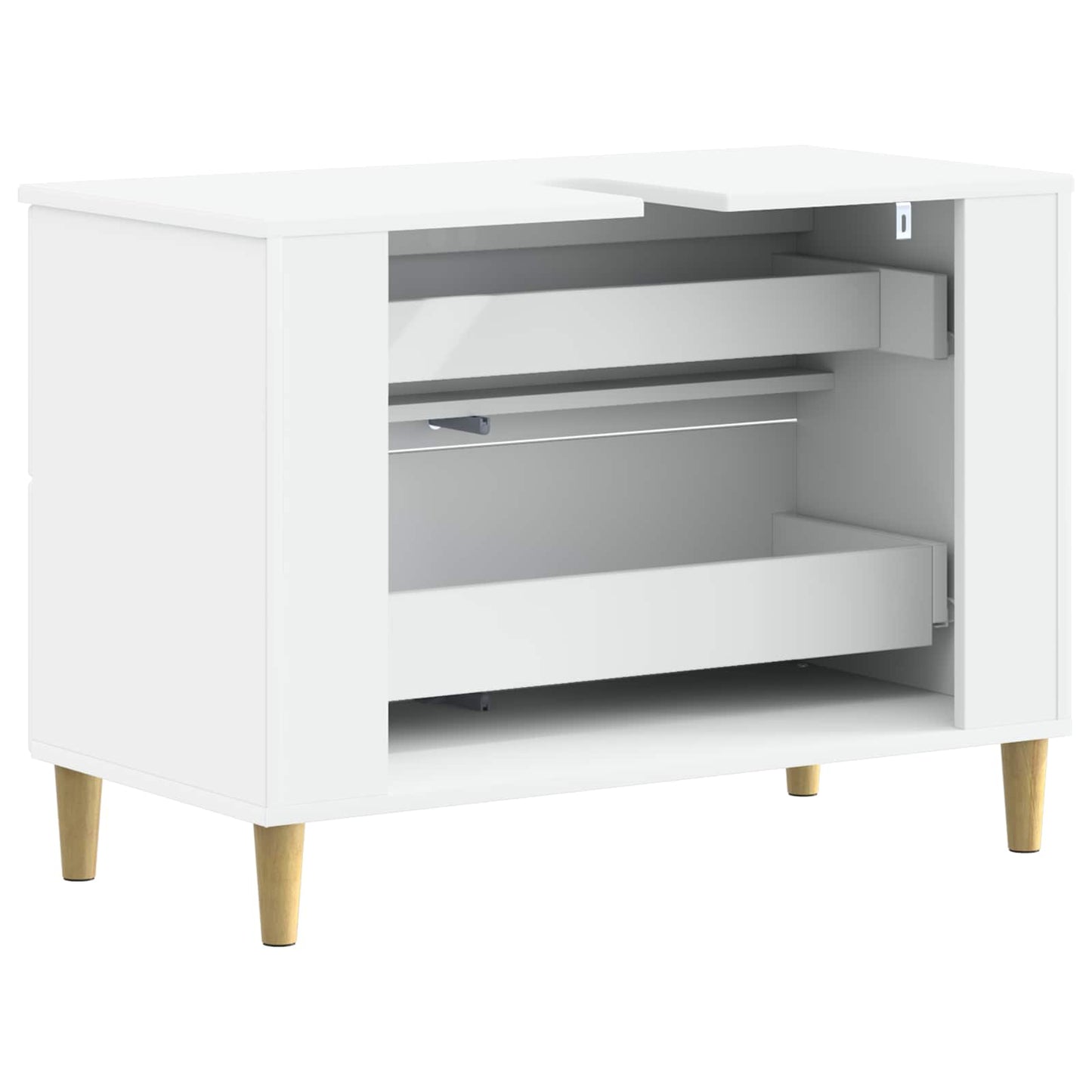 Bathroom Sink Cabinet ARNHEM White 82 x 41x 59 cm