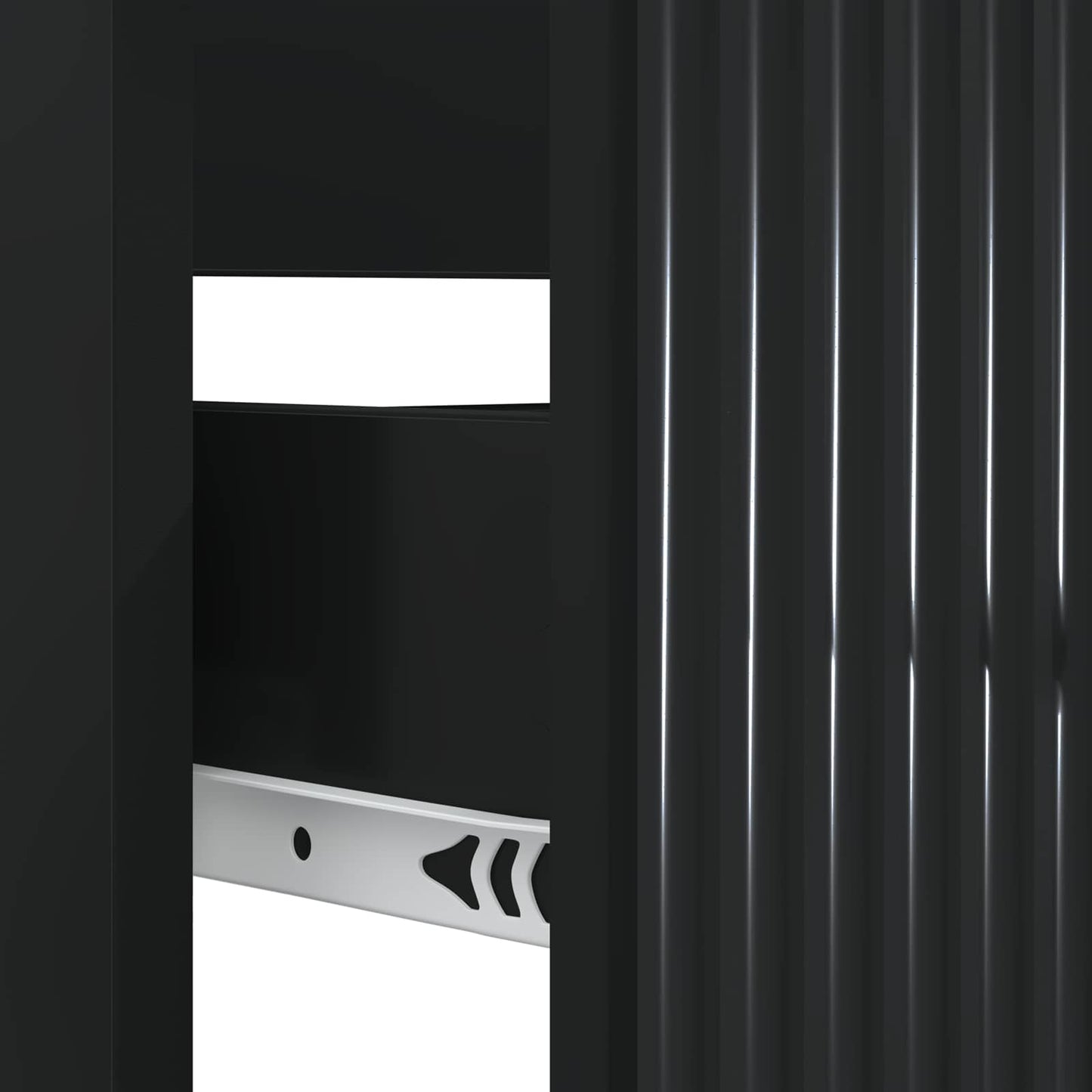 Bathroom Sink Cabinet ARNHEM Black 82 x 41x 59 cm
