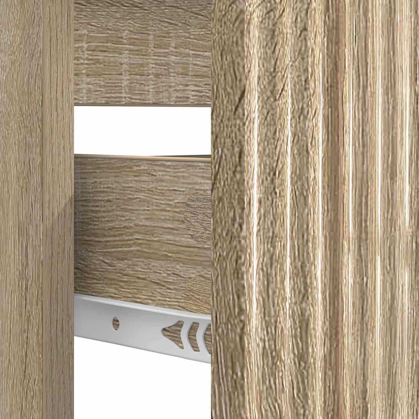 Bathroom Sink Cabinet ARNHEM Sonoma Oak 82 x 41x 59 cm