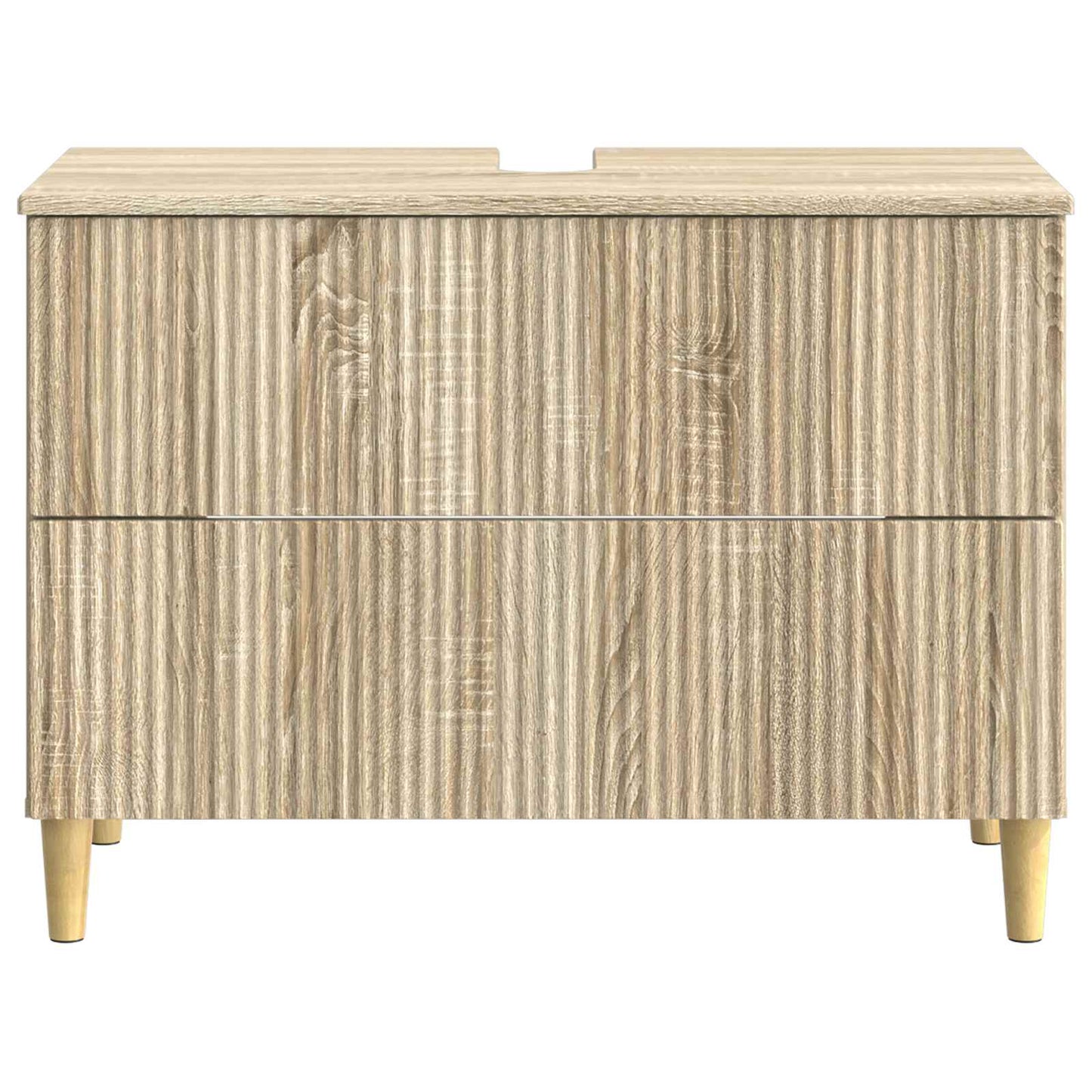Bathroom Sink Cabinet ARNHEM Sonoma Oak 82 x 41x 59 cm