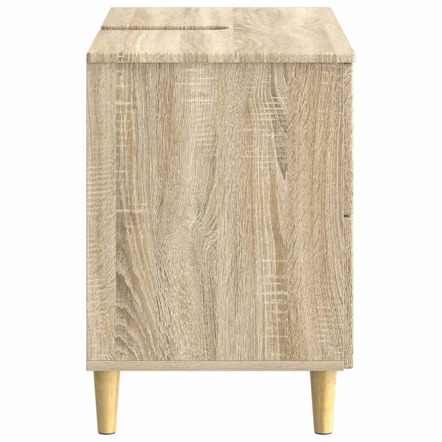 Bathroom Sink Cabinet ARNHEM Sonoma Oak 82 x 41x 59 cm